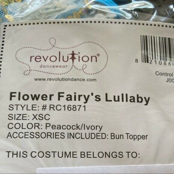 Flower fairies lullaby dance / Halloween costume - Picture 4 of 5